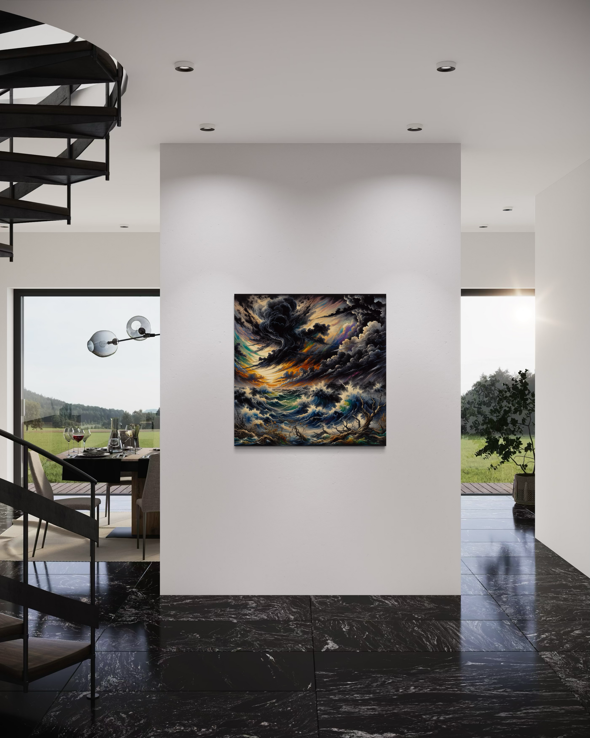 Fluransicht Leinwandbild